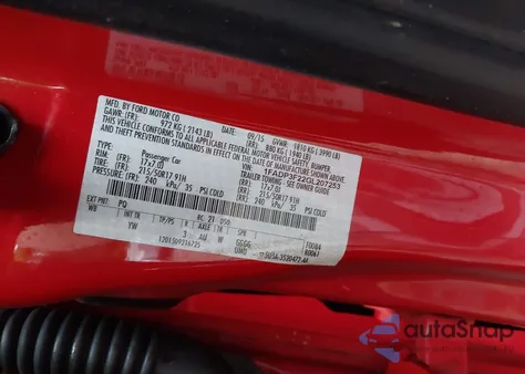 2016 Ford Focus Se из США, поврежденный, VIN 1FADP3F22GL207253